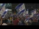 À Tel-Aviv, des Israéliens manifestent contre la réforme judiciaire de Netanyahu