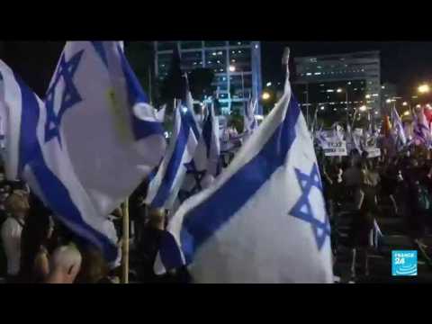 Israelis back on streets to protest judicial overhaul vote