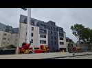 À Rouen, un feu d'appartement dans l'Avenue de Caen mobilise 20 sapeurs-pompiers