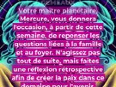 Horoscope de la semaine du 21 au 27 août 2023