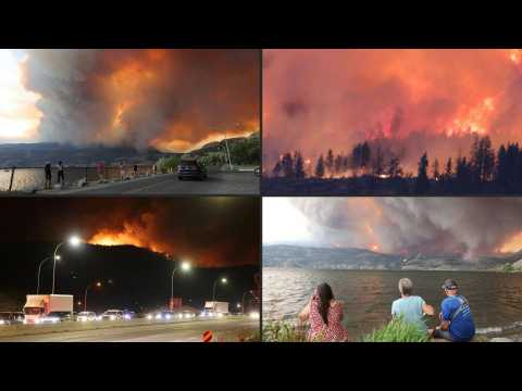 Wildfires hit Canada's city of West Kelowna
