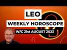 Leo Horoscope Weekly Astrology from 21st August 2023