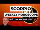 Scorpio Horoscope Weekly Astrology from 21st August 2023