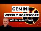 Gemini Horoscope Weekly Astrology from 21st August 2023
