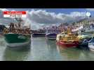 VIDÉO. À Port-en-Bessin, une armada de bateaux partent en mer pour la bénédiction