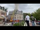 Le feu à l'Hôtel Moderne à Arras