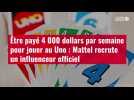 VIDÉO. Être payé 4 000 dollars par semaine pour jouer au Uno : Mattel recrute un influence