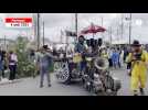 VIDÉO. Festival du Chant de marin : une étonnante « Locomobile » arpente les quais du port de Paimpol