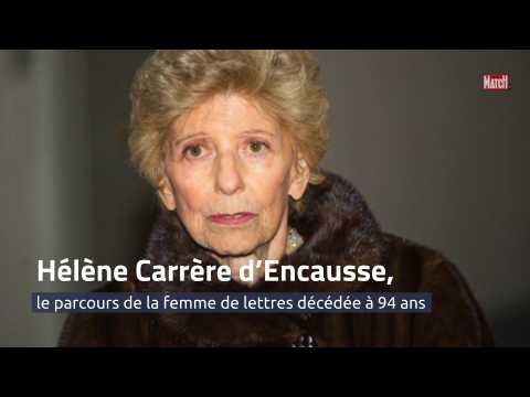 VIDEO : Hlne Carrre d?Encausse, le parcours de la femme de lettres dcde  94 ans