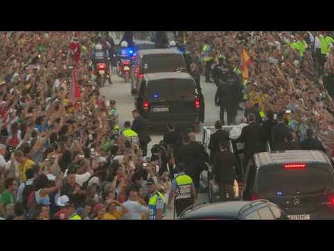 Portugal: Pope Francis arrives ahead of World Young Day vigil