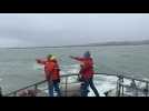 En exercice avec les Sauveteurs en mer de Calais pour secourir un homme à l'eau