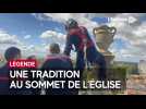 Nogent-sur-Seine : Saint-Laurent couronné par les pompiers