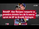 VIDÉO. MotoGP. Alex Marquez remporte sa première victoire lors de la course sprint du GP d