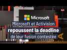 Microsoft et Activision repoussent la deadline de leur fusion contestée