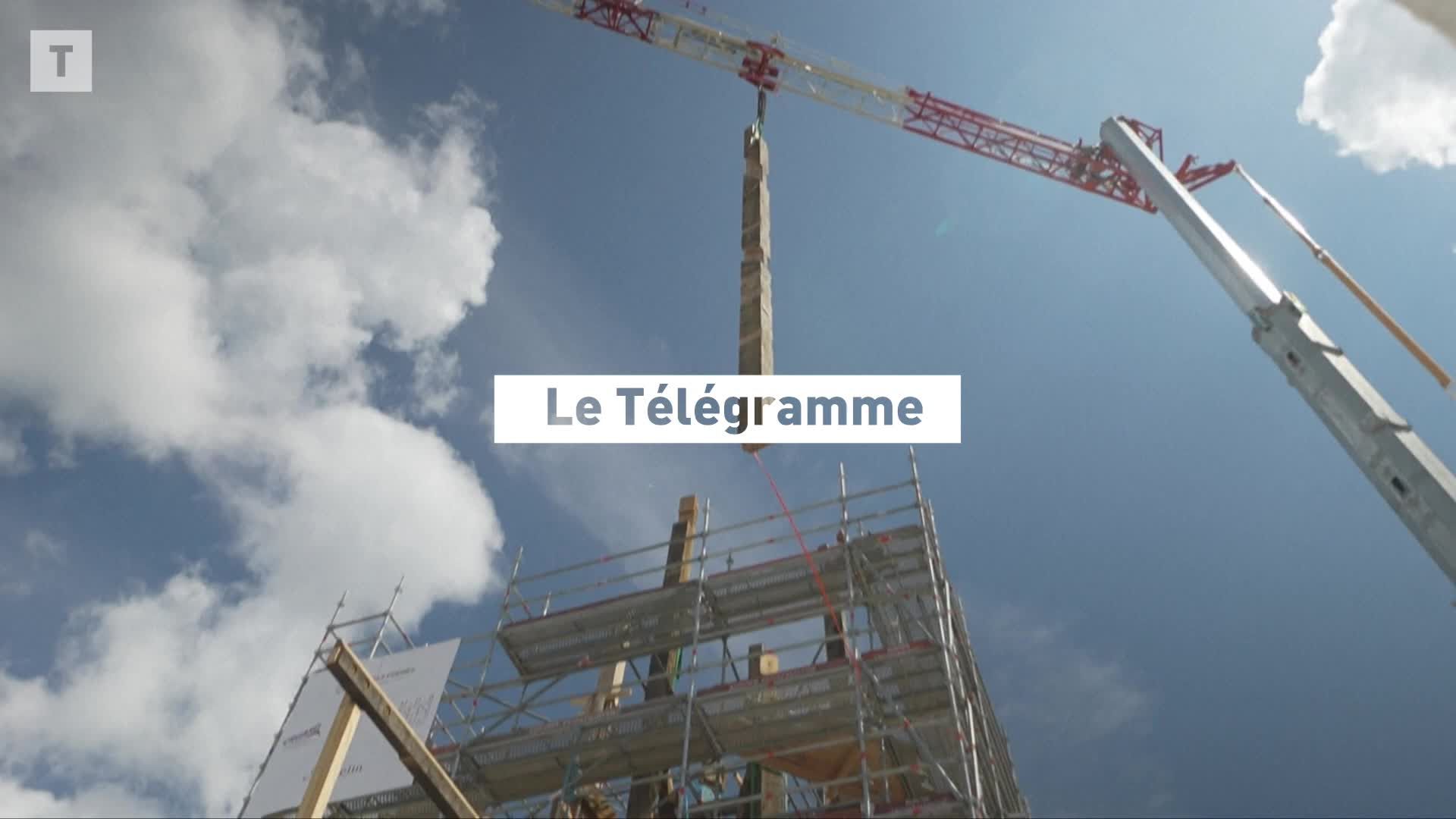 Notre-Dame de Paris : la flèche continue de prendre de la hauteur [Vidéo]