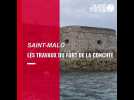 Saint-Malo : comment sont réalisés les travaux du fort de la Conchée ?