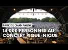 14 000 personnes au concert pique-nique au parc de Champagne à Reims