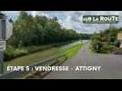 Les Ardennes à vélo : sur la route entre Vendresse et Attigny