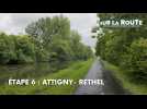 Les Ardennes à vélo : sur la route entre Attigny et Rethel
