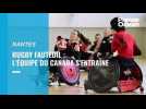 Rugby fauteuil à Nantes : entraînement équipe Canada
