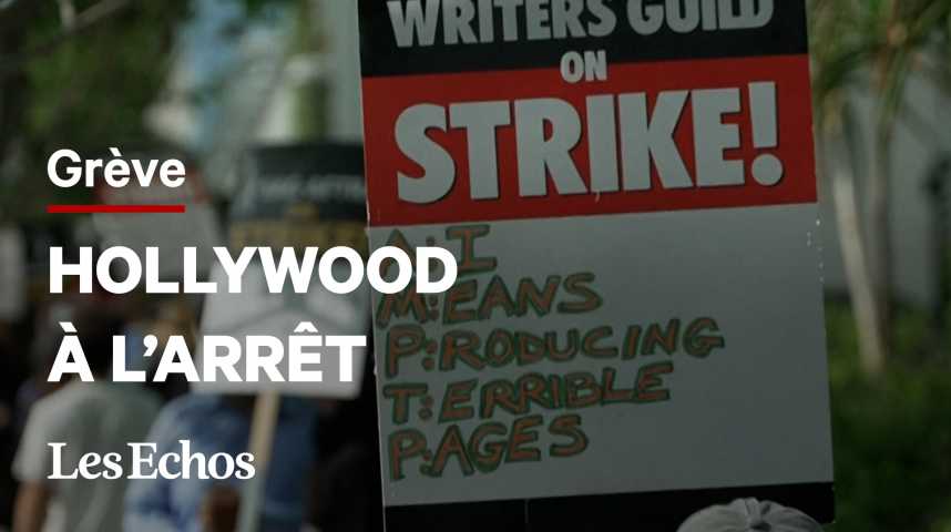 Illustration pour la vidéo La grève des scénaristes à Hollywood franchit le cap symbolique des 100 jours