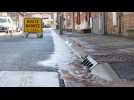 Rupture de canalisation d'eau à Caudry