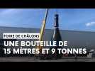 La bouteille de champagne Nicolas Feuillatte a pris ses quartiers sur le site de la Foire de Châlons