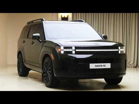 2024 Hyundai Santa Fe Exterior Design in Black