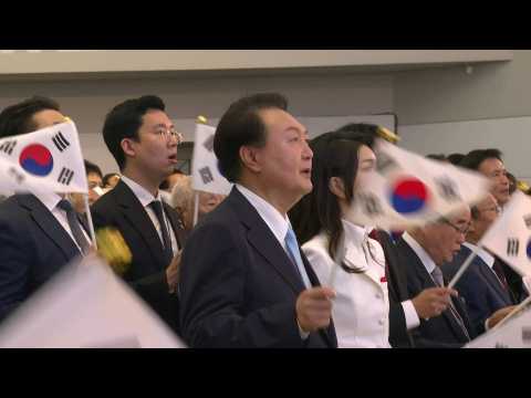 South Korean president calls Japan 'partner' on Liberation Day