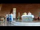 La messe de l'Assomption a été célébrée en français et en polonais à Auby
