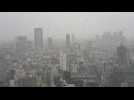 Travel disruptions and heavy rain as storm Lan hits Japan
