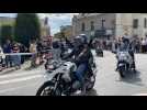 VIDÉO. Pardon de la Madone : 8 000 motards partis de Porcaro arrivent à Plumelec