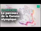 Le parcours de la flamme olympique des JO de Paris 2024