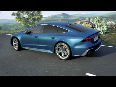 Audi RS 7 Sportback performance – Dynamic Ride Control Animation