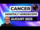 Cancer  Horoscope August 2023. A Chat, Text Message Or Email Will Prove Crucial This month.