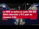 VIDÉO. La SNCF va mettre en vente 200 000 billets Intercités à 19 ¬ pour les vacances d'été