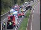 Grave accident sur l'autoroute A26 : trois morts