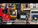 Troyes: explosion au fond d'une cour rue du Colonel-Driant