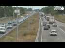 VIDEO. Samedi rouge sur les routes des vacances dans les deux sens