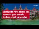 VIDÉO. Disneyland Paris dévoile ses nouveaux pass annuels, les fans crient au scandale