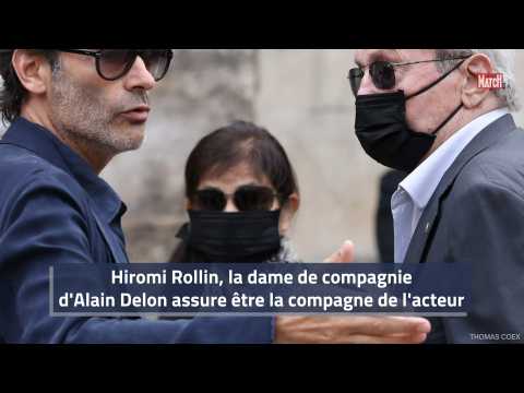 VIDEO : Hiromi Rollin, la dame de compagnie d'Alain Delon assure tre la compagne de l'acteur