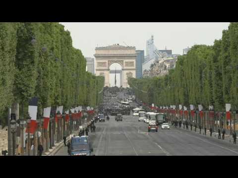France's Bastille Day: the Champs-Elysees gets ready for the military parade