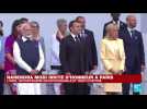 Défilé du 14-Juillet : Emmanuel Macron salue le Premier ministre indien Narendra Modi