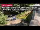 Accident entre Chaudrey et Ramerupt : la victime héliportée