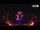 VIDEO. Les images du feu d'artifice du 14 juillet sous la Tour Eiffel à Paris