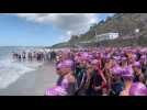 VIDÉO. 59e édition du Tour du Roc à Granville : 160 nageurs au départ