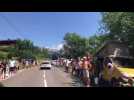 Tour de France : la caravane traverse La Clusaz, en direction du col des Aravis