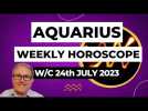 Aquarius Horoscope Weekly Astrology from 24th July 2023