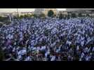 Réforme judiciaire en Israël : des manifestants campent devant la Knesset avant un vote décisif