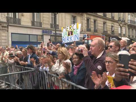 VIDEO : La France dit adieu  Jane Birkin, son Anglaise prfre